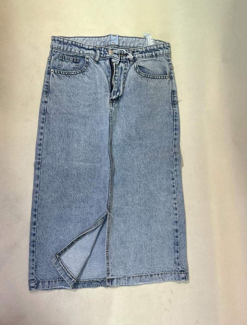 دامن لی ساده جلو چاک71409