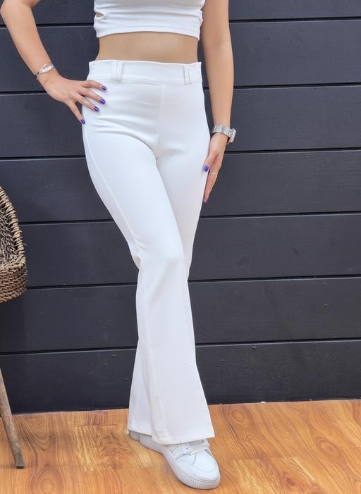 شلوار بوتکات سفید 70905