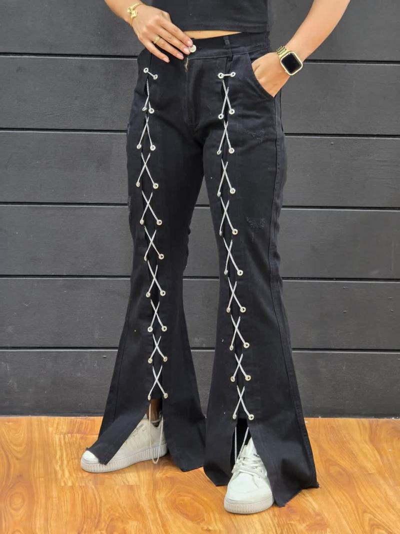 شلوار بوتکات جلو زنجیری 72520