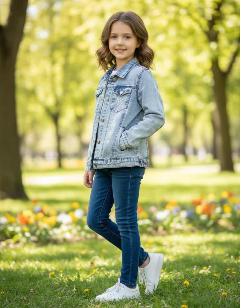 کت لی بچگانه گلدوزی 72510