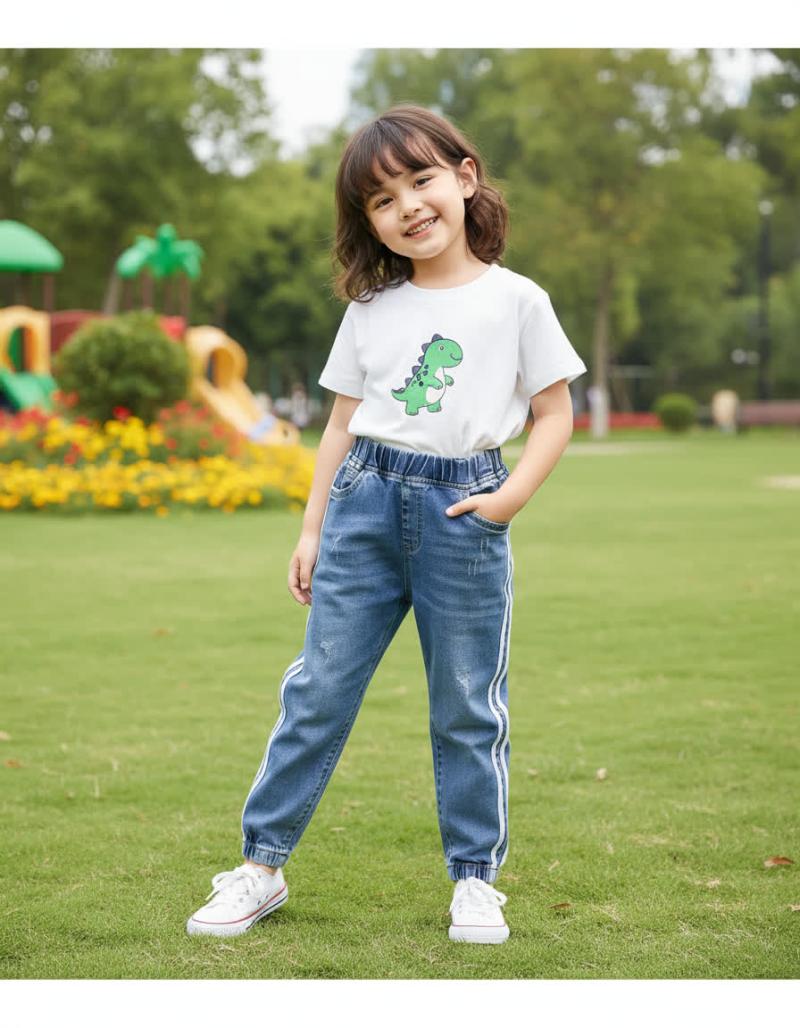 شلوار بچگانه بغل خط 72523