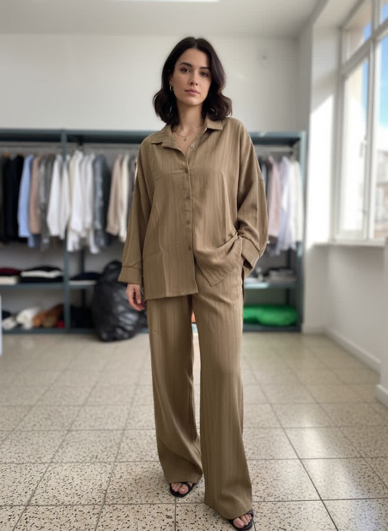 ست مانتو شلوار آیوا 72820