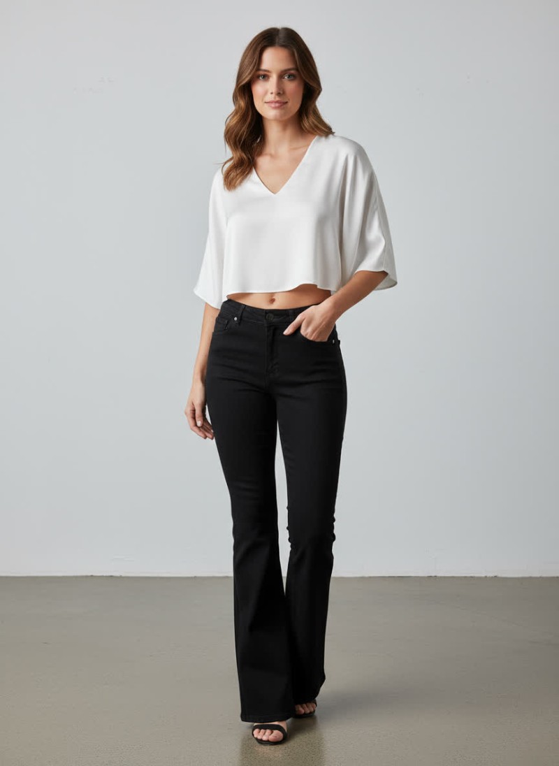 شلوار بوتکات طرح زاپ 72903