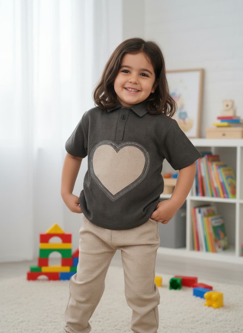 ست بچگانه قلبی 72909