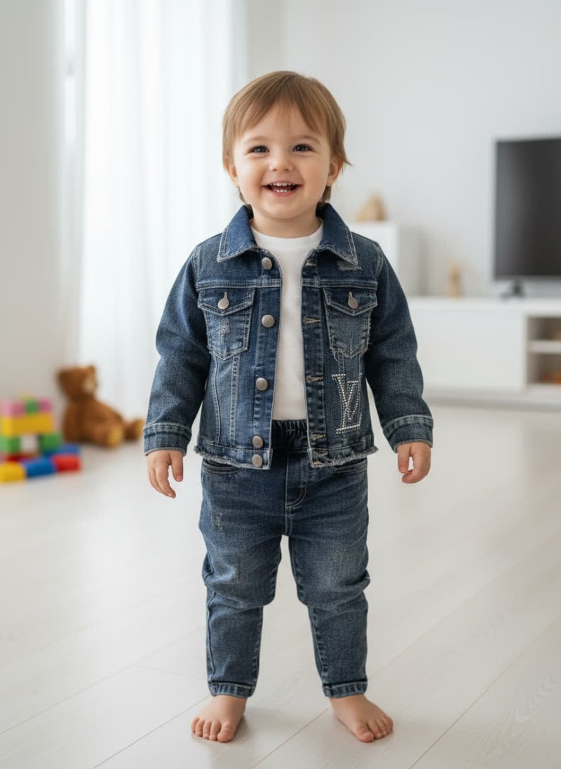 کت شلوار جین بچگانه ال وی 72915