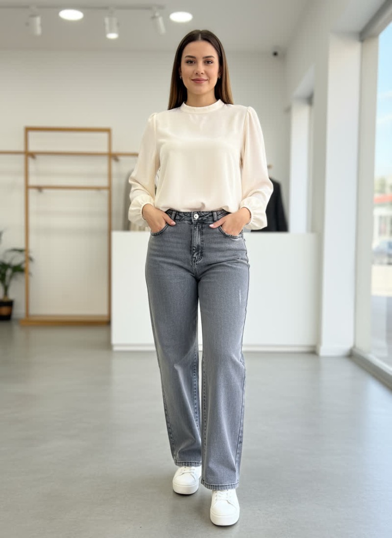 شلوار بگ لی 80504