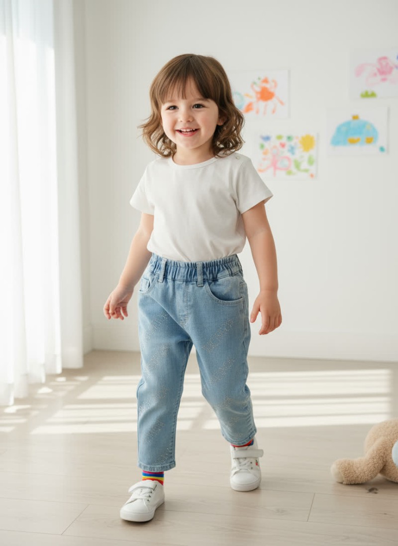 شلوار نگینی بچگانه 80812