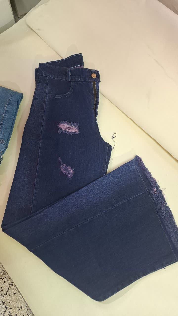 شلوار شافل تینت صورتی 80809