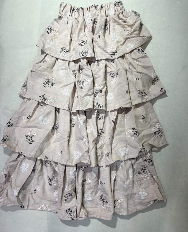 دامن طبقه ای گل ریز 82718