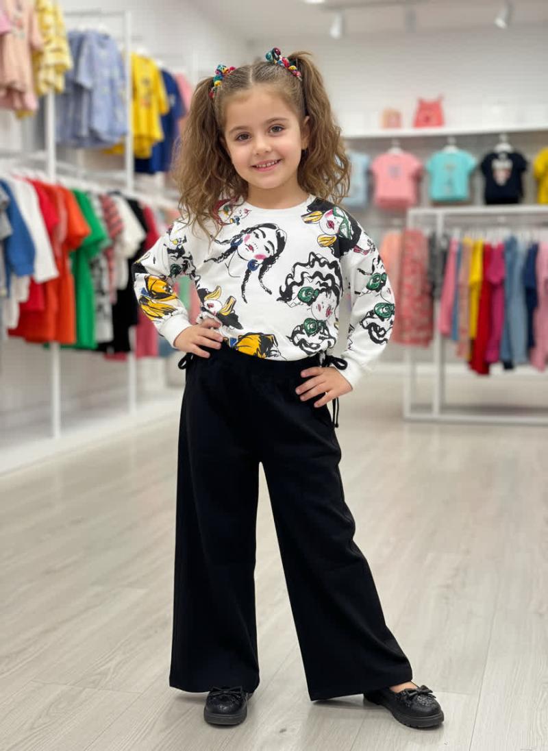 ست دورس و شلوار مدل هستی 81112