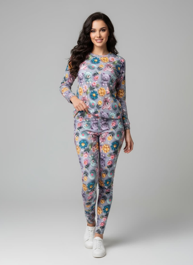 ست مخمل سه بعدی خرسی 81403