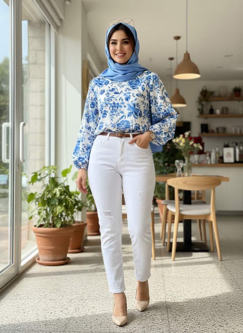 شلوار اسکینی زاپدار 81407