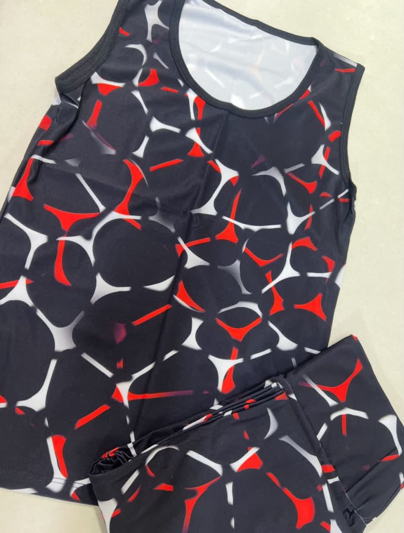 ست تاپ شلوار طرحدار 82407