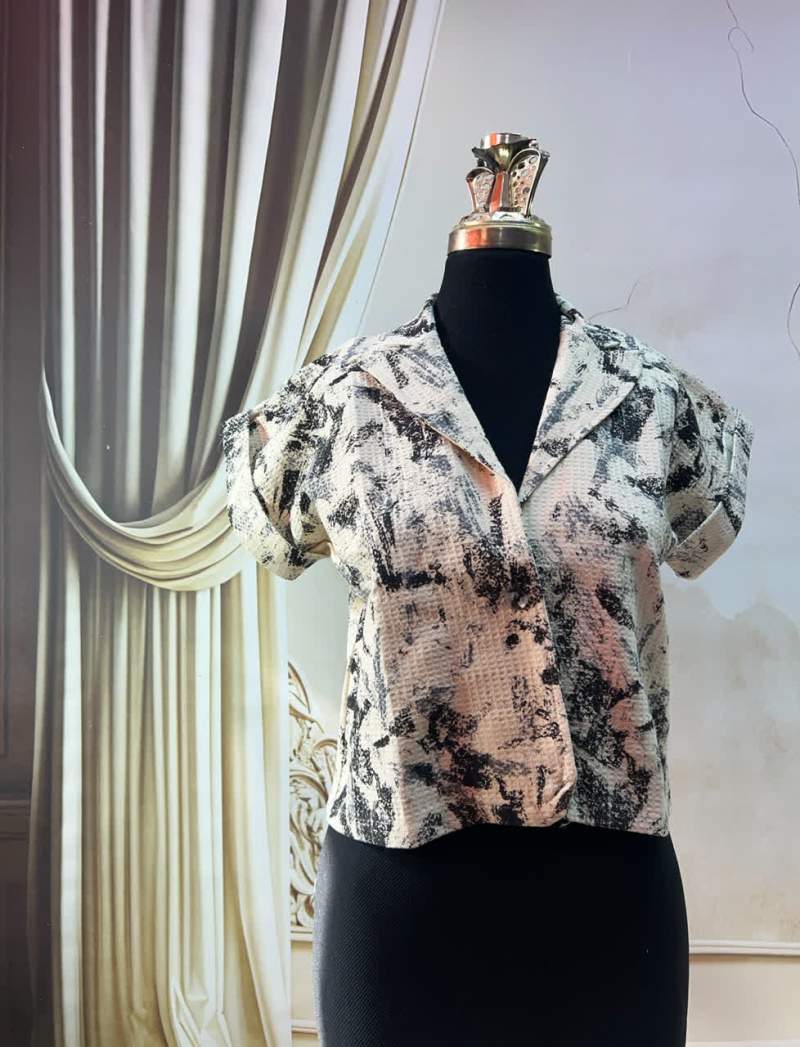 شومیز آستین کوتاه 91408