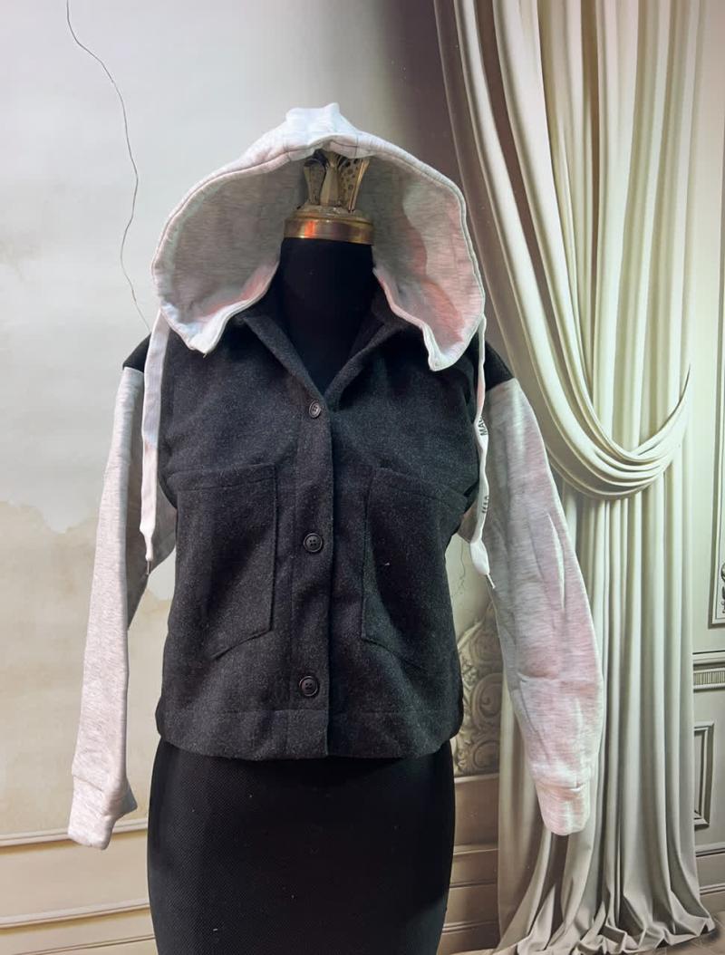 کت فوتر آستین ملانژ 91507