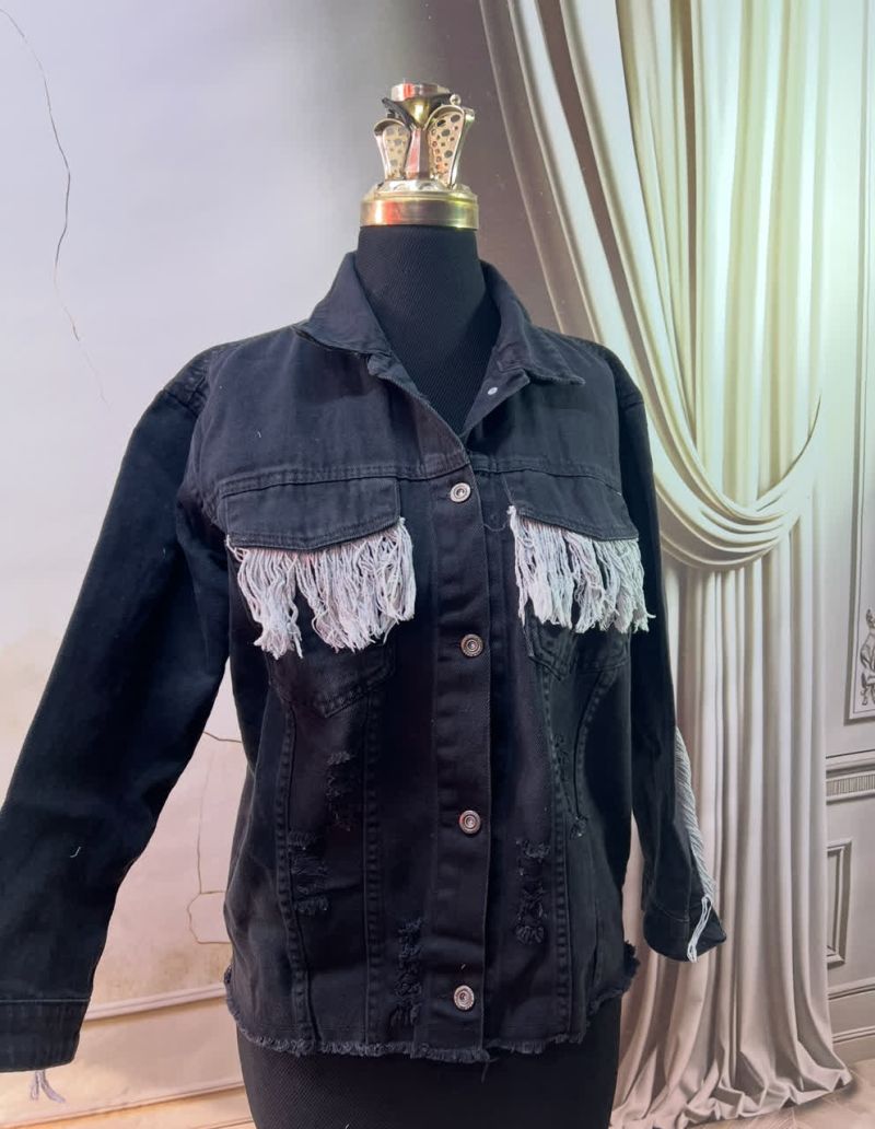 کت جین جیب ریش 91511