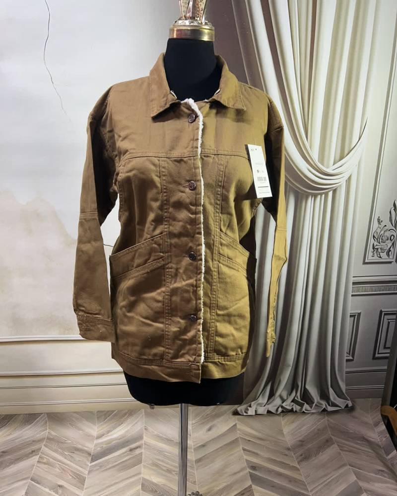 کت جین داخل خز 91605