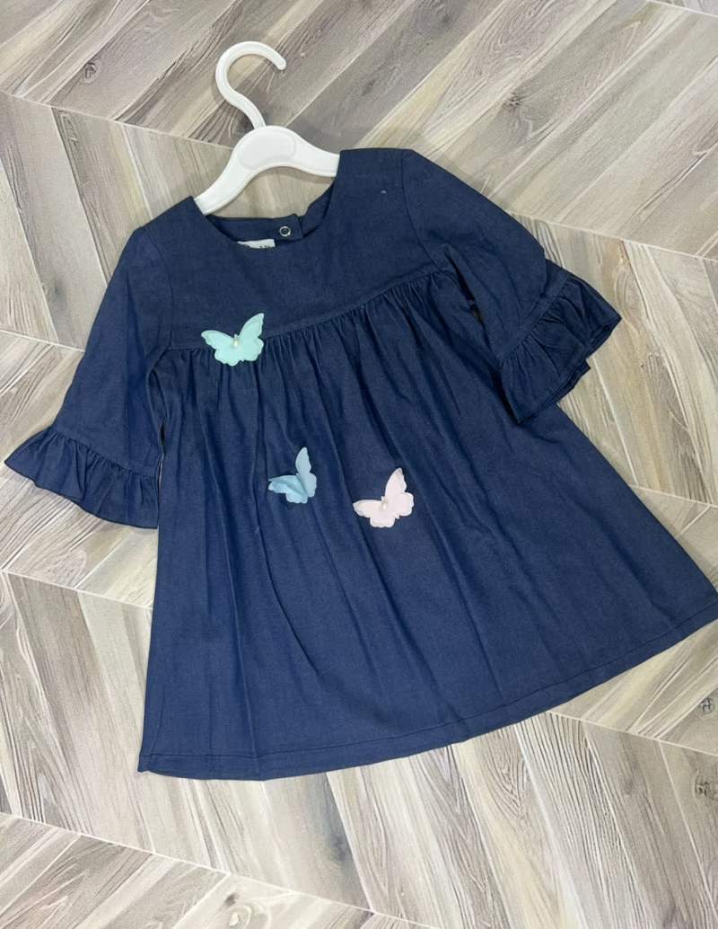 پیراهن بچگانه پروانه ای 92001