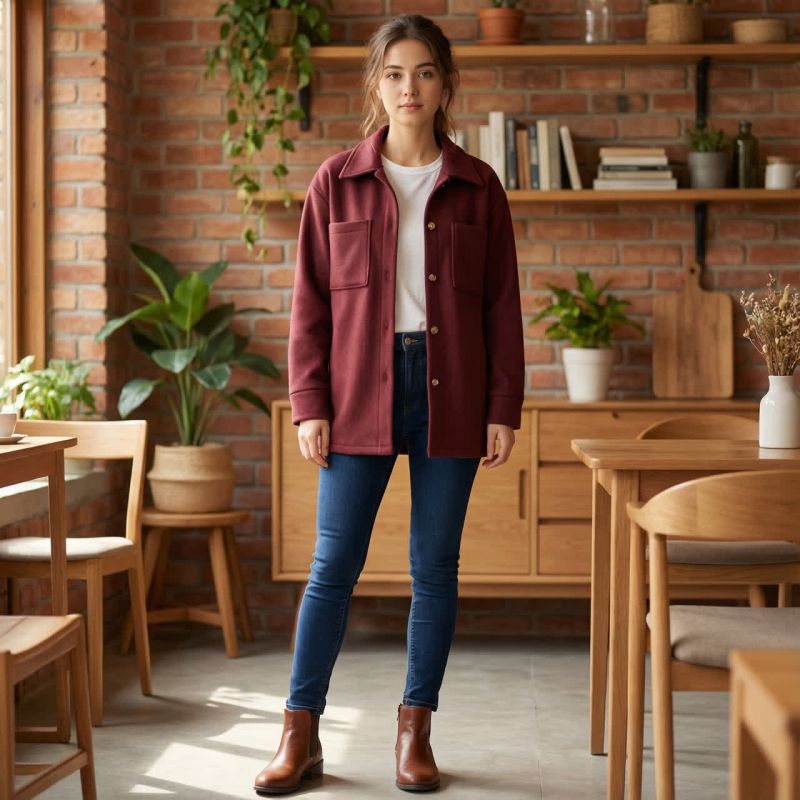 شومیز فوتر ساده 100110