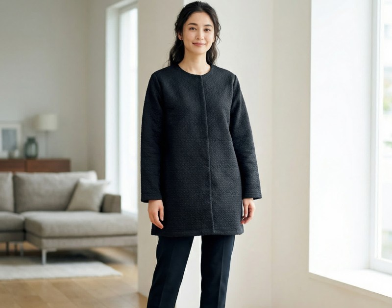 کت مجلسی بدون یقه بیضی 102011