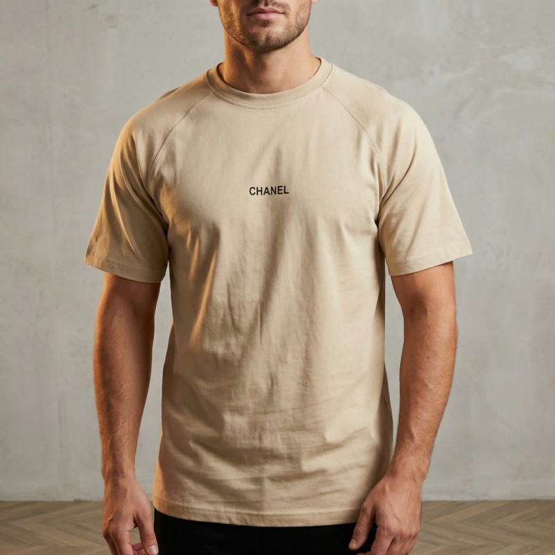 تیشرت کتان مردانه چاپ شنل 112111